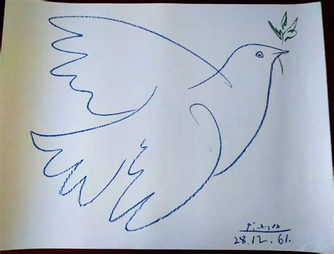 Pablo Picasso Friedenstaube Verkauft Den Auktionserlös Anzeigen