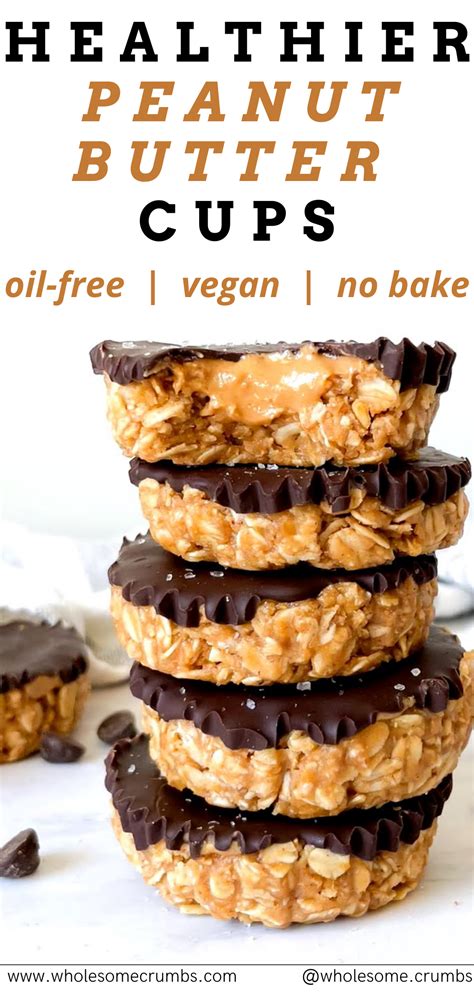 Vegan No Bake Peanut Butter Oat Cups Oil Free Artofit