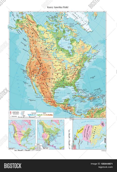 Topographic Map North Vector And Photo Free Trial Bigstock