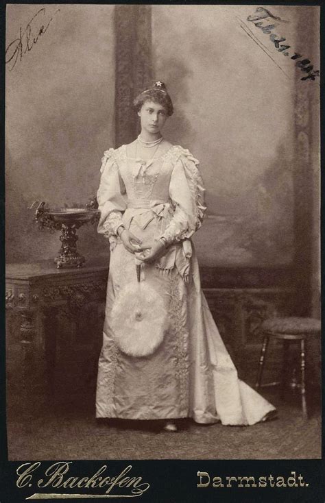 Alexandra Feodorovna Empress Of Russia 1872 1918 When Princess Alix
