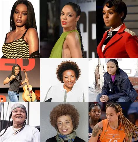 Top 10 Black Lesbian Celebrities Relationship Status Cloudyx Girl Pics