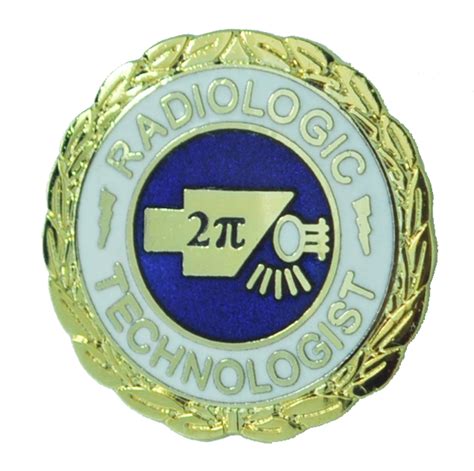 Radiologic Technologist Emblem Pin Symbol Design