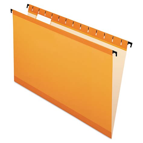Pendaflex Poly Laminate Hanging Folders Legal 15 Tab Orange 20box