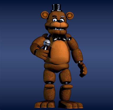 Freddy Fazbear Model Blender Rfivenightsatfreddys