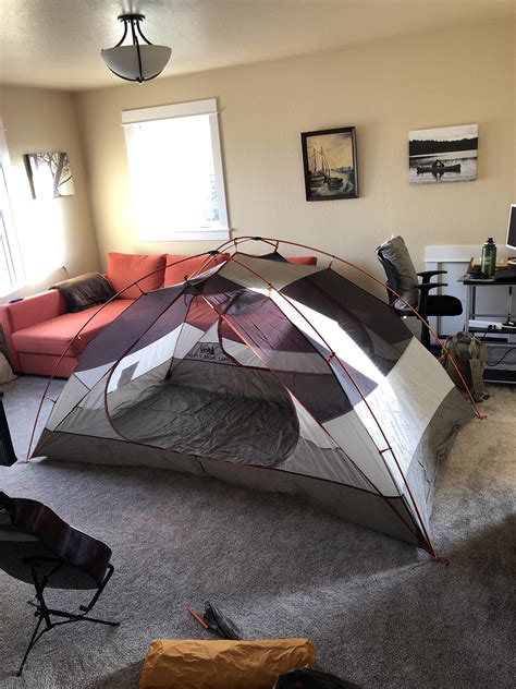 You Have To Set Up Your New Tent Inside The First Time Right Gotta