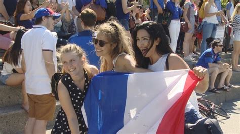 Croatian French Fans Celebrate World Cup Final In Vancouver Cbc News