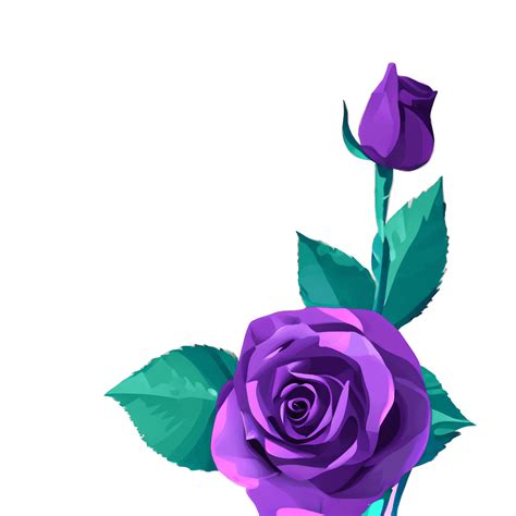 Beautiful Purple Rose Bouquet · Creative Fabrica