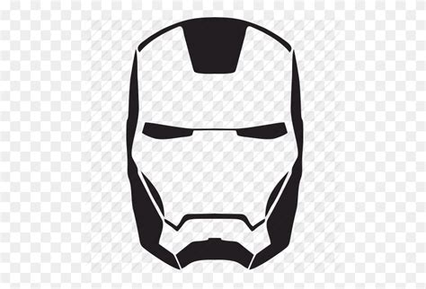Iron Man Silhouette Stencil