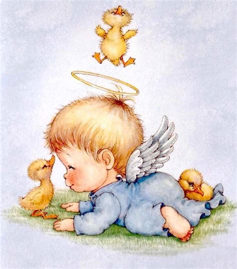 Pin By Nicole Specht On ~ ️ Pintura I ~ ️ Angel Illustration Baby