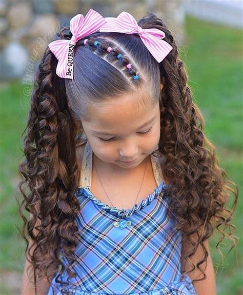 Newest Hairstyles For Curly Hair Girls Kids Curly Hairstyle