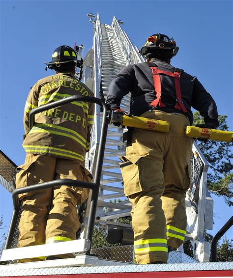 Team Charleston Firefighters Protect Personnel Property Joint Base