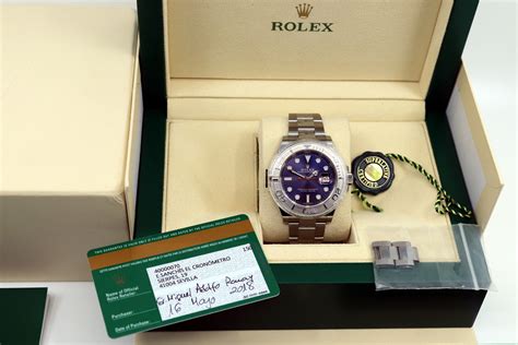 Rolex Yacht Master 116622 Blue Full Set 2018 Lc150 Used
