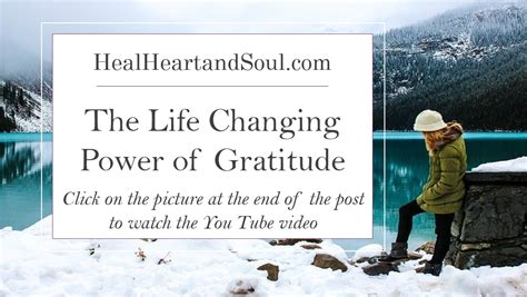 The Life Changing Power Of Gratitude Heal Heart And Soul