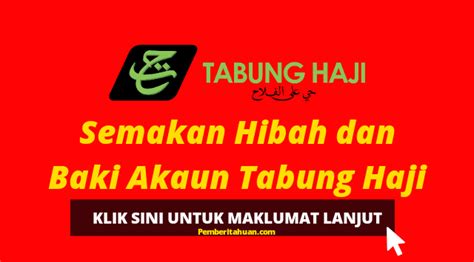 Keep saving in tabung haji with jompay. Semakan Hibah & Baki Akaun Tabung Haji Online