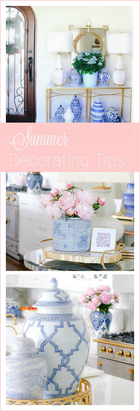 Summer Decorating Tips Using Tassels Pink Blue Randi Garrett Design