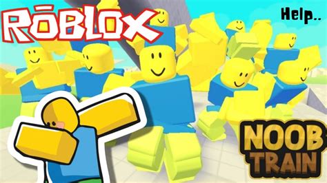 Training 100000 Noobs In Roblox Roblox Noob Train Youtube