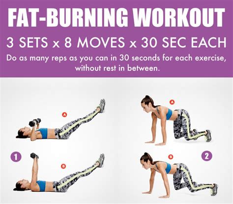 15 Minute Total Fat Burning Workout Routine Fitneass