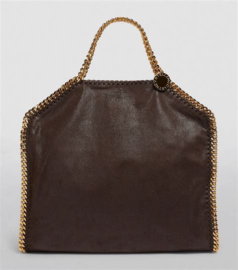 Stella Mccartney Vegan Leather Falabella Foldover Tote Bag Harrods Us