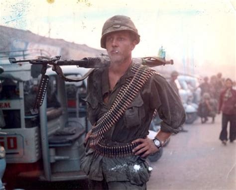 M60 Machine Gunner Of The 25th Infantry Division 1968 Vietnam War