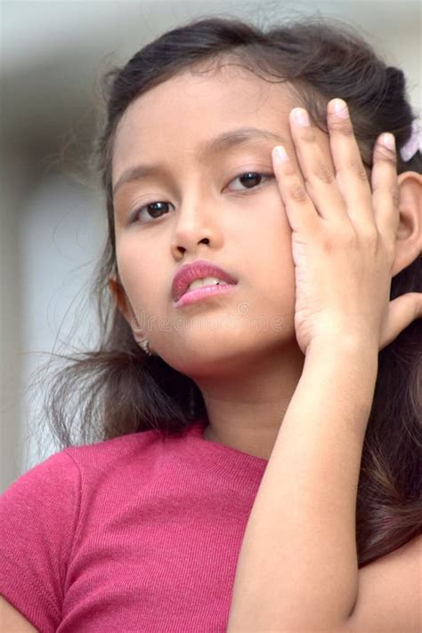 Cute Filipina Girl Portrait Stock Image Image Of Adorable Asian 130067723