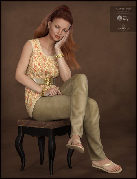 Blooming Outfit For Genesis 8 Female S Daz 3D
