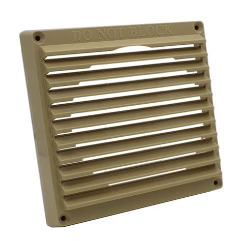 Rytons 6x6 Aircore Louvre Buff Sand Vent Covers