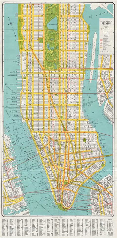 Get to know new york city and its five boroughs with this colorful and interactive nyc map. The Complete Map of New York (Manhattan).: Geographicus ...