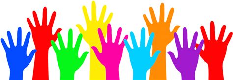Colorful Vernon School Pta Volunteer Hands Transparent