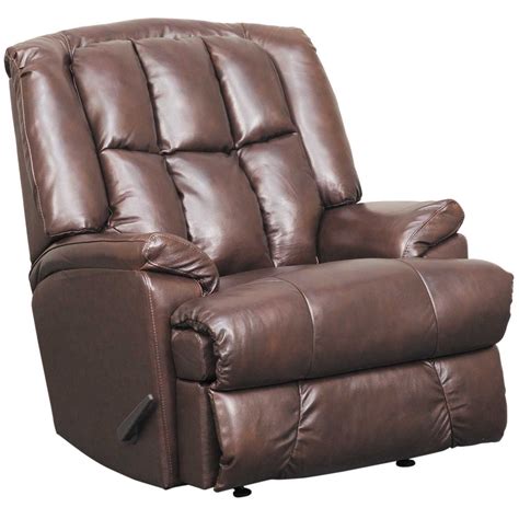 Relax In The Comfort King Leather Rocker Recliner