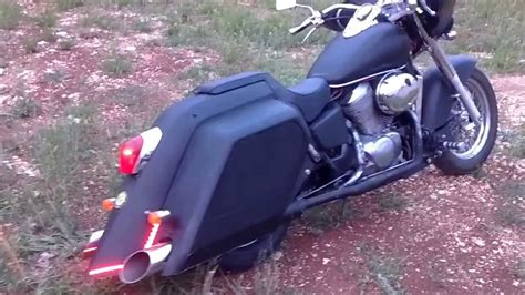 Bagger Honda Shadow Ace Vt 750 Home Made Youtube