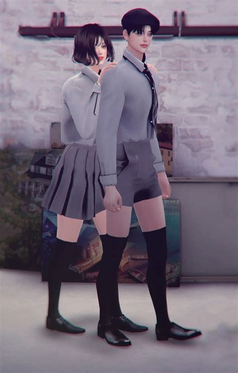 School Uniform Set At Shendori Sims Sims 4 Updates