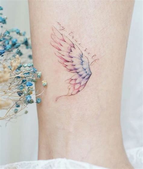 70 Ideas Angel Wing Tattoos To Take You To Heaven In 2020