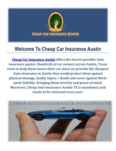 Cheap Auto Insurance In Austin By Cheap Car Insurance Austin Issuu