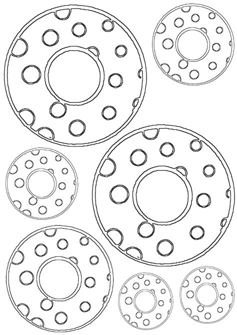 Donut Cat Coloring Pages / Kleurplaat Cute Donut - Donut coloring pages
