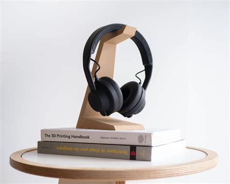 Headphone Holder Printed In Wood Desk Organizer Original Etsy