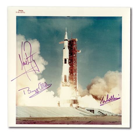 Lot Detail Neil Armstrong Buzz Aldrin And Michael Collins Triple