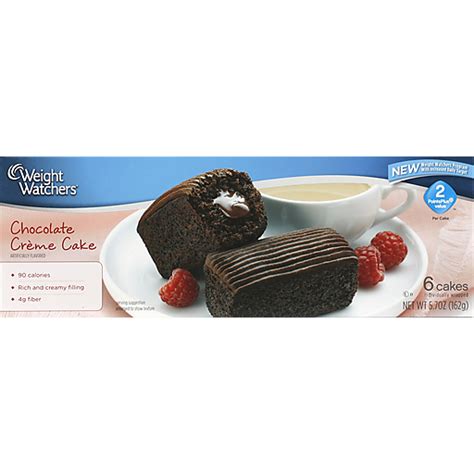 Weight Watchers Chocolate Creme Cake 6 Ct Bakery Chief Markets