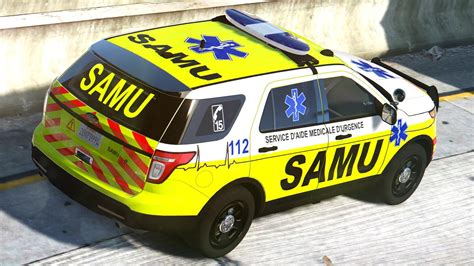 Ambulance Samu French Paramedic Gta5