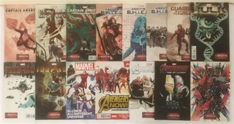 Marvel Cinematic Universe Mcu Guidebook Comic Book Lot 15 Issues Vf