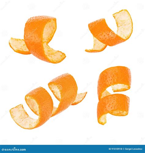 Orange Peel Spiral Royalty Free Stock Image 48706066
