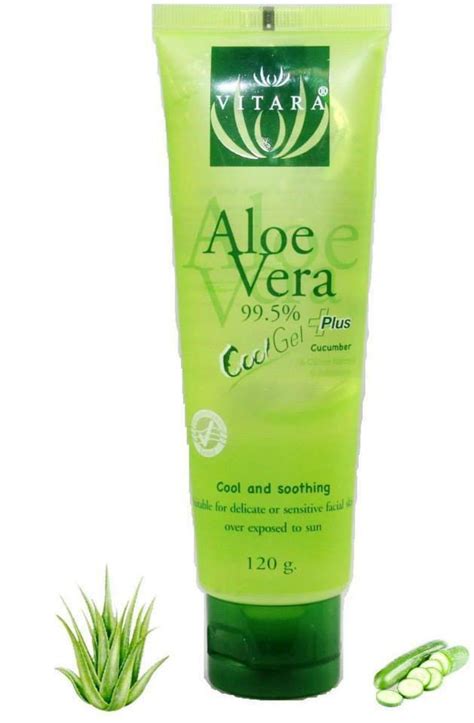 Vitara Aloe Vera Cool Gel Plus Cucumber 120G Kuwait Online Skin Care