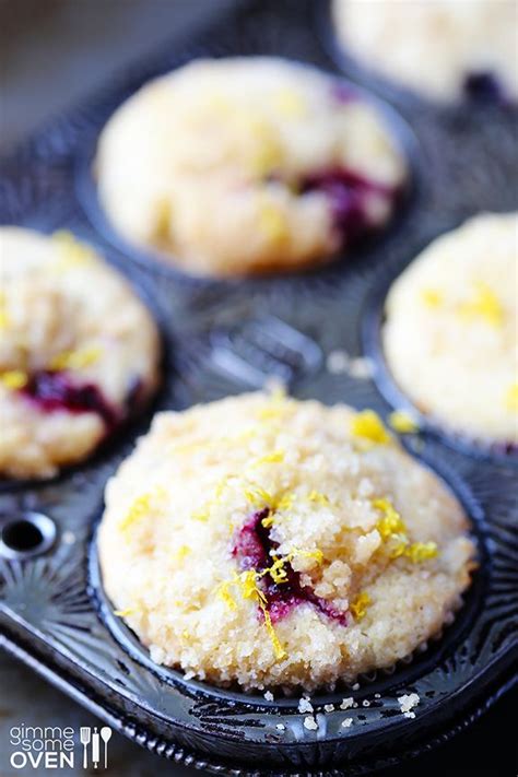 Lemon Blueberry Muffins Gimme Some Oven Recipe Lemon Blueberry