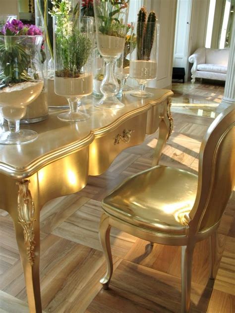 Furniture, ceramic tiles, wallpaper, lighting and home décor designed in iconic versace fashion. Versace Home - Berenice Desk | Versace home, Home decor, Home