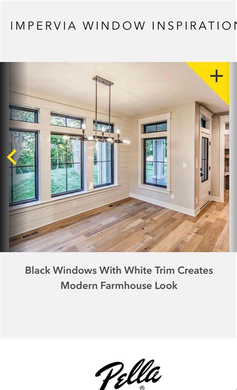 Windows Black Frames Modern Farmhouse Black Windows Windows