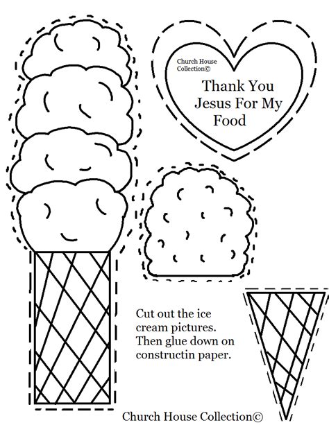 Church House Collection Blog Ice Cream Cut Out Thank You Jesus For My