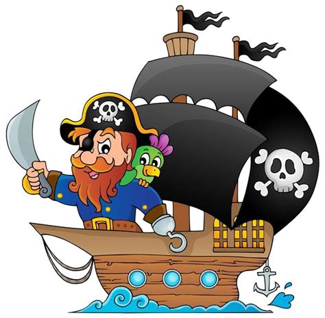 Piracy Cartoon Ship Royalty Free Cartoon Pirate Pirate Ship Png Download Free