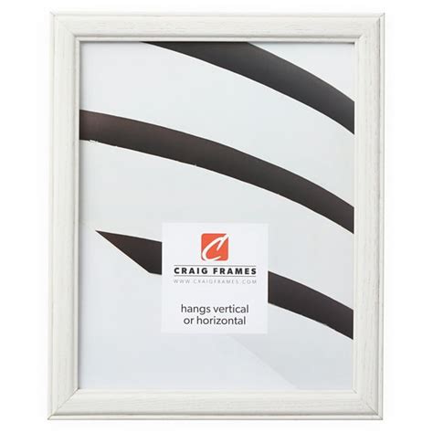 Craig Frames Wiltshire 236 4x10 Inch Picture Frame Simple White