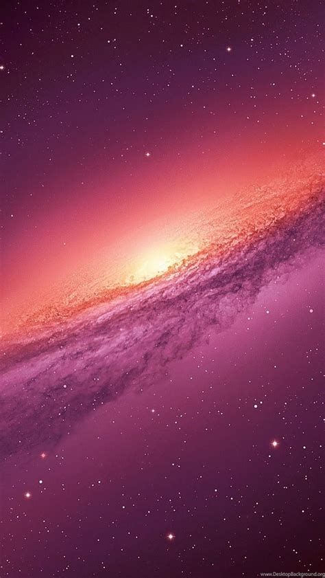Andromeda Galaxy In Purple Iphone 5 Wallpapers Ipod Wallpapers Hd