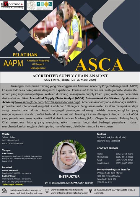 Supply chain analyst duties and responsibilities. Pelatihan Supply Chain Analyst Jakarta - PT Expertindo ...