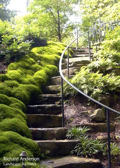 Learn how to frame a staircase with winders for landings with these free diy instructions. Sloping Garden Design | Sloped garden, Landscape stairs ...